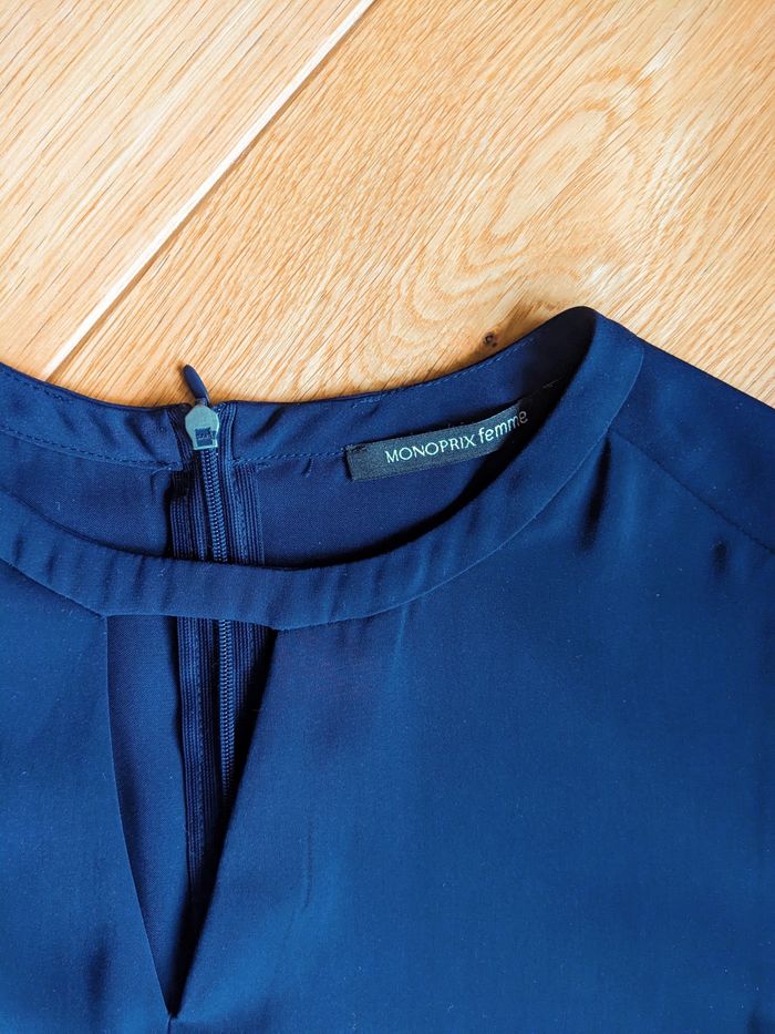 Robe bleu marine monoprix taille 36 - photo numéro 5