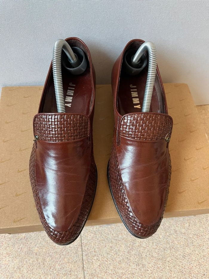 Chaussures Sans Lacets Marrons Jimmy Taille (40) - photo numéro 2