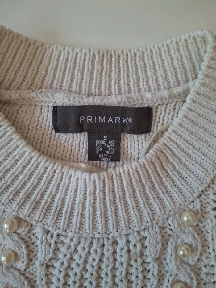 Pull torsadé et perlé - photo numéro 2