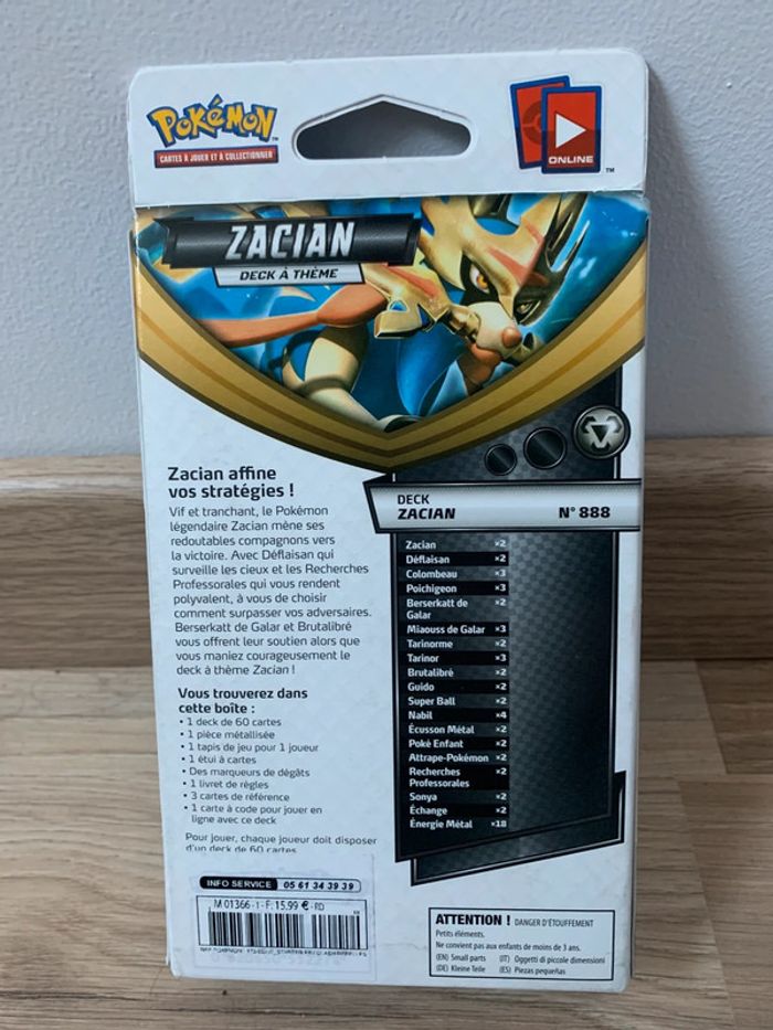 Deck Pokémon Zacian - photo numéro 2