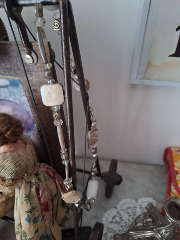 Collier vintage shabby - photo numéro 4