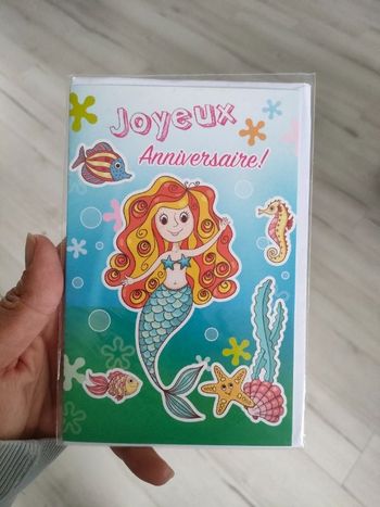Carte postal sirène