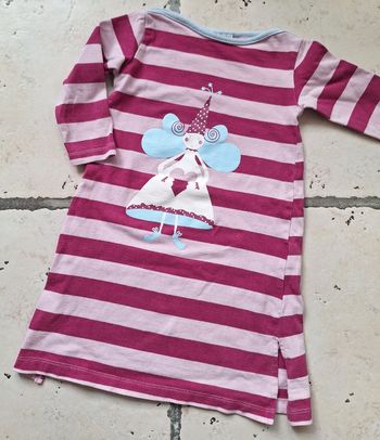 Chemise de nuit Vertbaudet rose fée - 2 ans