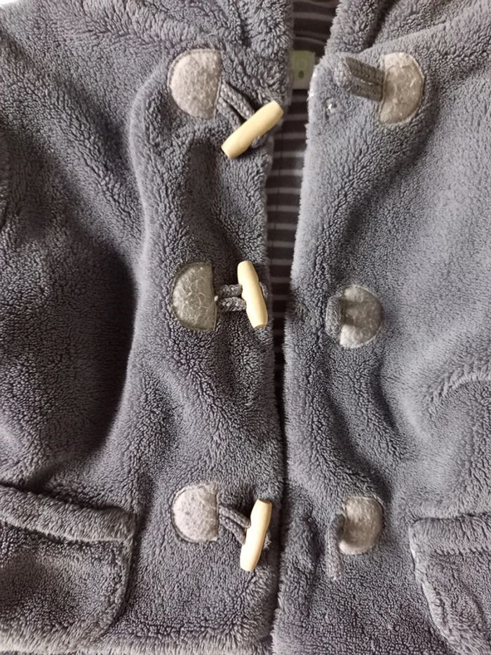 Manteau/veste gris bébé 18 mois l'enfant do - photo numéro 4