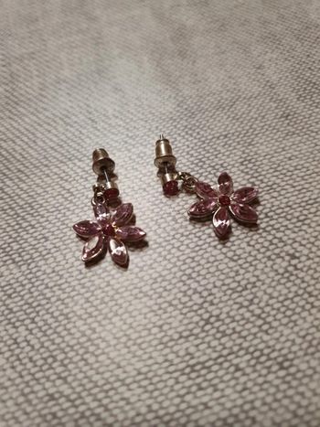 Boucles d'oreilles fleur