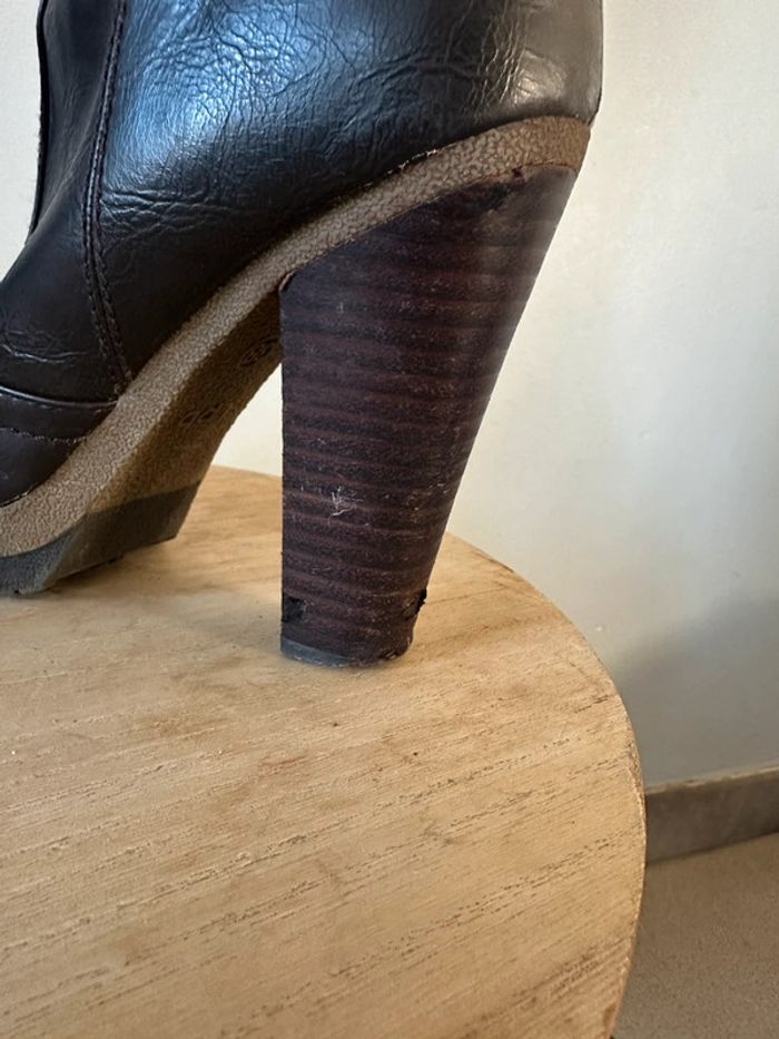 Bottes LPB cuir marron T38 - photo numéro 6