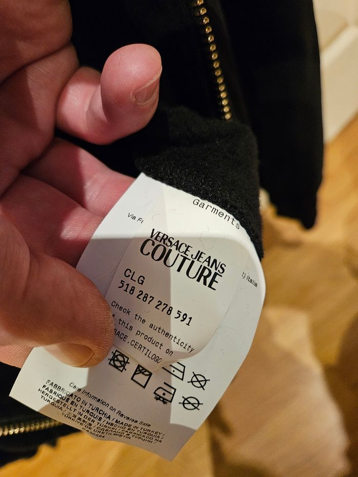 Versace jeans couture homme sweater à capuche taille L . - photo numéro 5