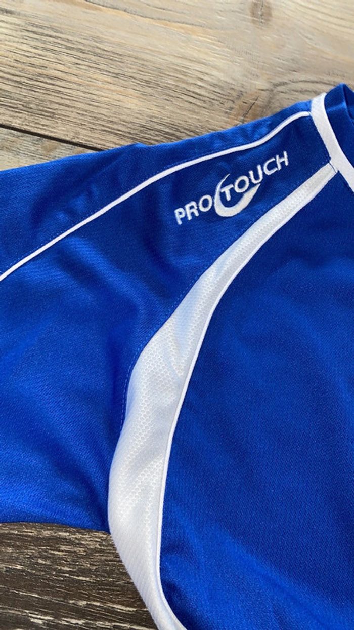 Pull manches longues bleu et blanc 8-10 ans - photo numéro 4