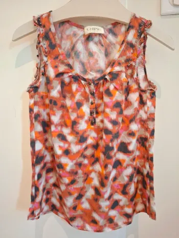 Débardeur Imprimé Ethnique Chipie Women - T.36 - 100% Coton 🍊