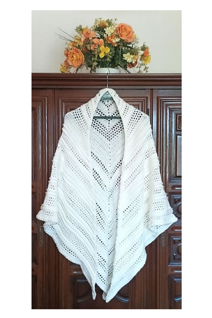 Châle "Jazz" fait main au crochet