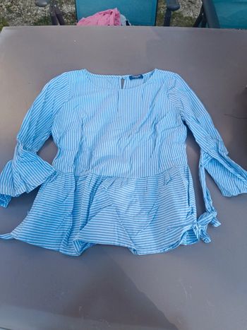 Blouse bleu