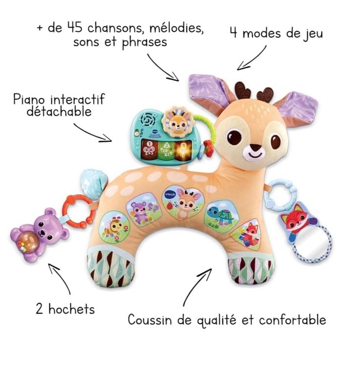 Coussin d'éveil sensoriel Vtech
