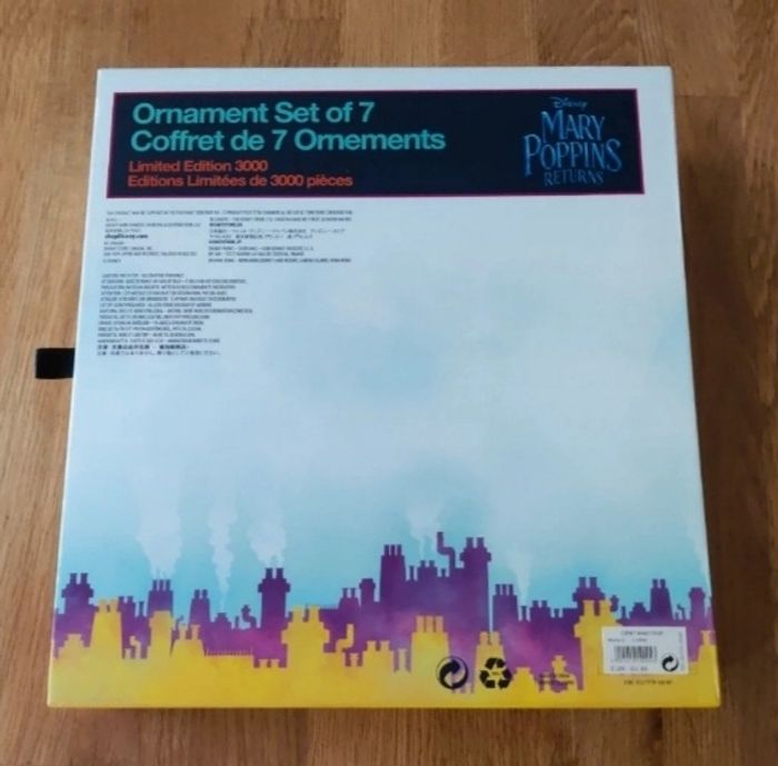 Coffret figurine ornements Mary Poppins Disney NEUF - photo numéro 2