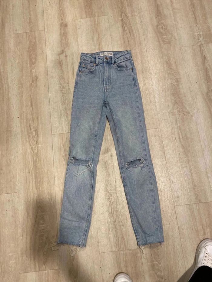 Jean mom slim stradivarius