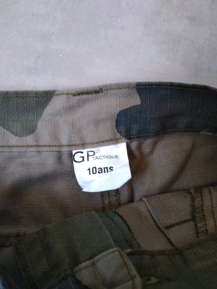 Treillis militaire vert kaki - photo numéro 4