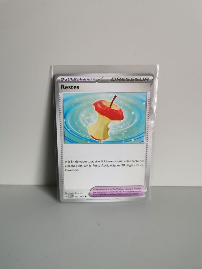 Carte Pokémon Restes 163/165 - photo numéro 3