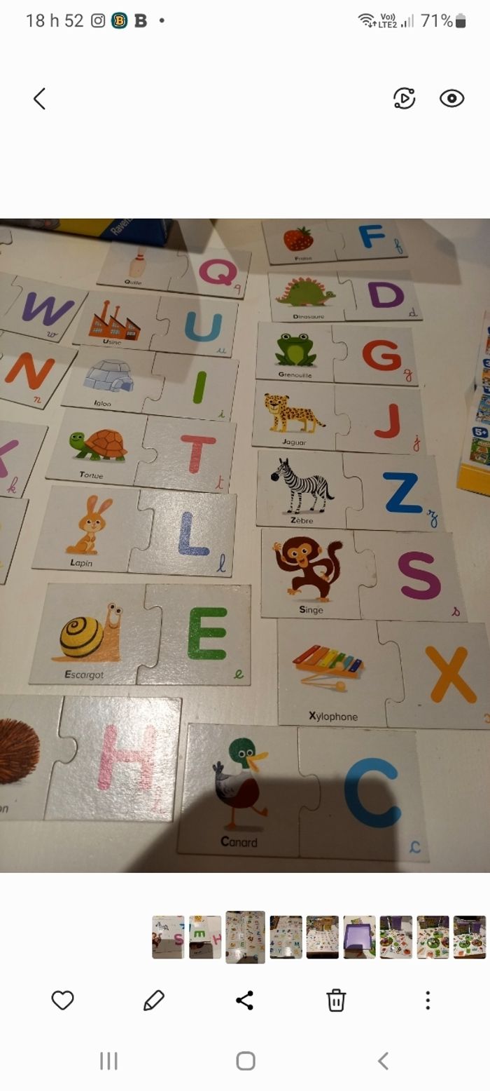 ABC alphabet puzzle ravensburger - photo numéro 3