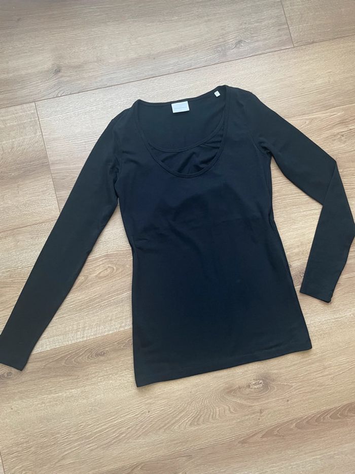 Pull allaitement noir