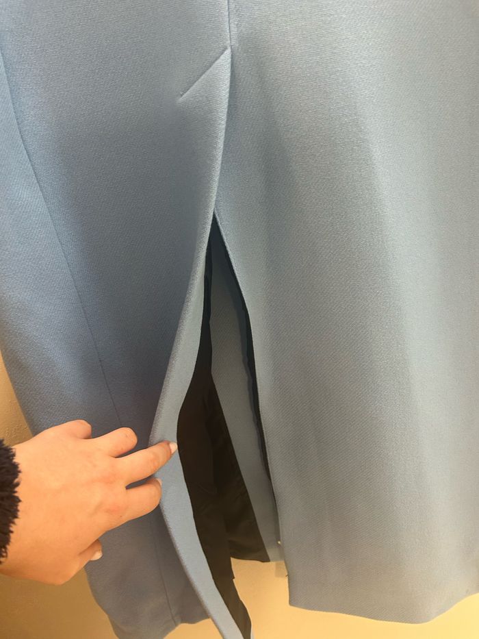 Magnifique manteau long bleu - photo numéro 5