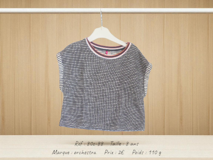 T-shirt 8 ans Orchestra (80c-88-mag)