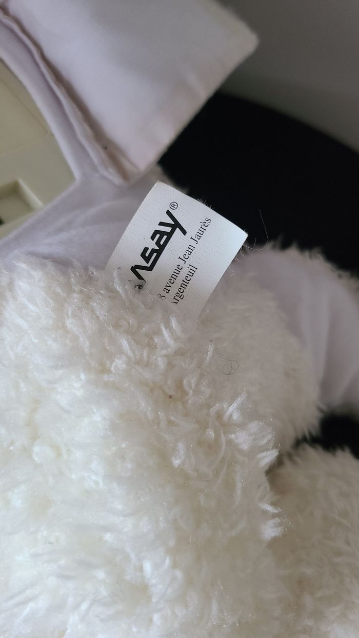 peluche chien blanc coeur rose interactif vintage lansay 2000 marvel - photo numéro 7