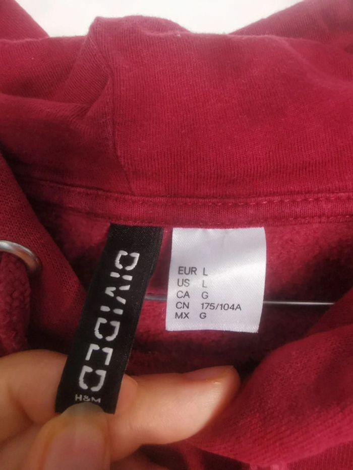 Sweat Bordeaux Divided - photo numéro 4