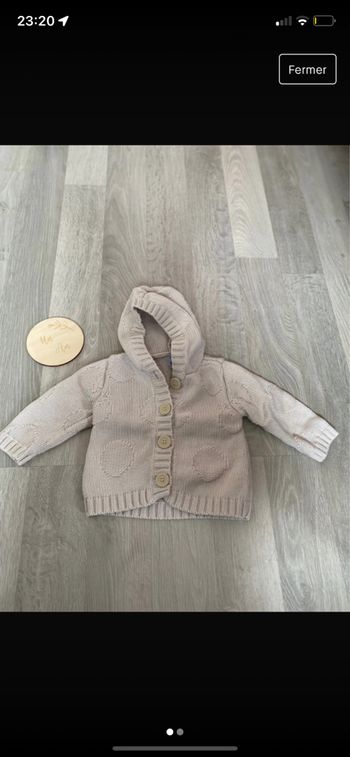 Gilet mixte petit bateau 1 an
