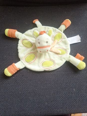 Doudou plat rond cheval kimbaloo