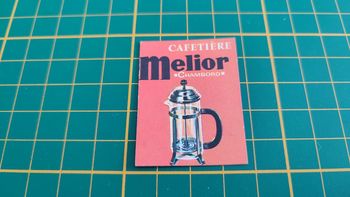 Affiche Cafetière Melior Chambord pièce détachée jeu de société Défense d'afficher Gay-Play #C02