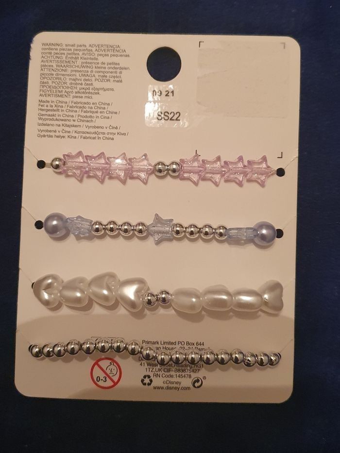 Lot de 4 bracelets fantaisie la reine des neiges - photo numéro 2