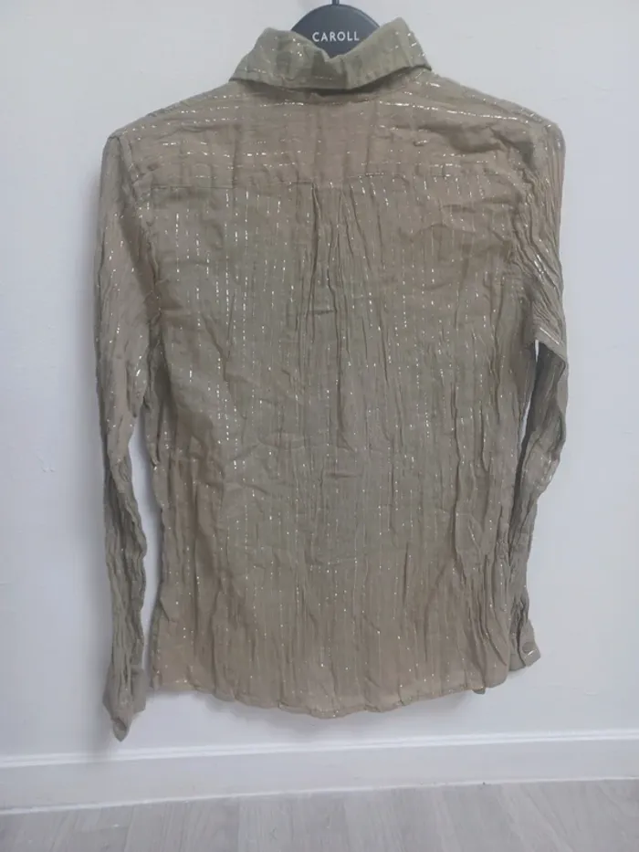 Chemise kaki légère marque coline - photo numéro 2
