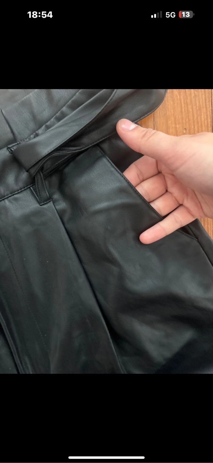 pantalon similicuir - photo numéro 3