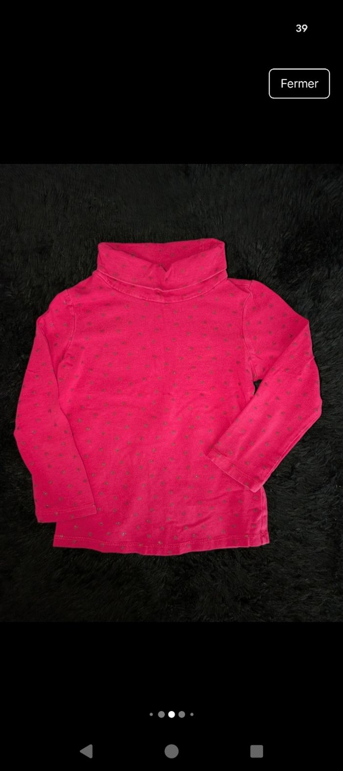 T-shirt manches longues fille 3 ans DPAM - photo numéro 6