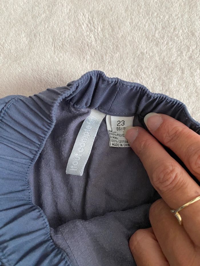 Lot de 3 pantalons chauds - 2 doublés & 1 velour - 2 ans - Dpam, tout compte fait et autre TBE - photo numéro 5