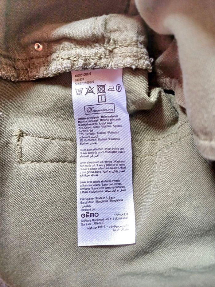 Pantalon kaki regular taille 36 -38 - photo numéro 6