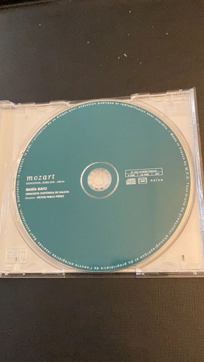 CD. Maria Bayo. Mozart. - photo numéro 4