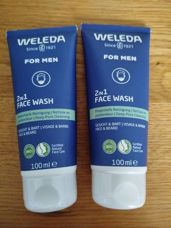 Weleda for men 2in1 face wash