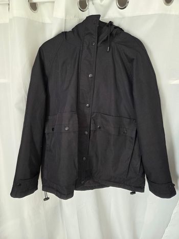 Parka noir zara