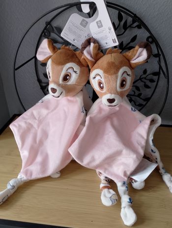 2 doudou Bambi disney
