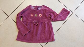 Tunique velours fille taille 4 ans
