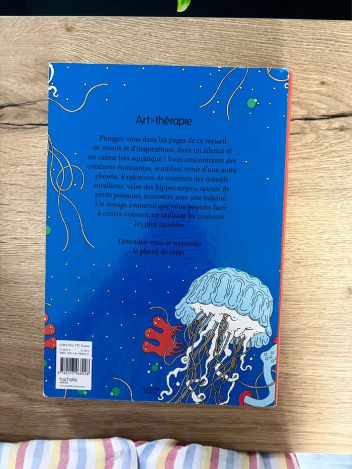 Livre Sous L’Océan 100 coloriages Anti-Stress - Art Thérapie - photo numéro 2