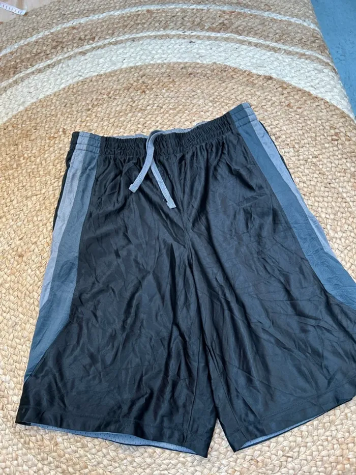 Short Homme Starter Noir et Gris Taille L | Très Bon État #BS1899