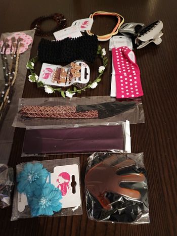 Lot d'accessoires cheveux pour fille