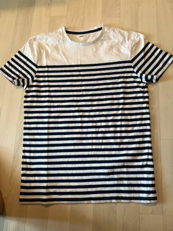 T-shirt gemo style marinière taille S manches courtes très bon état