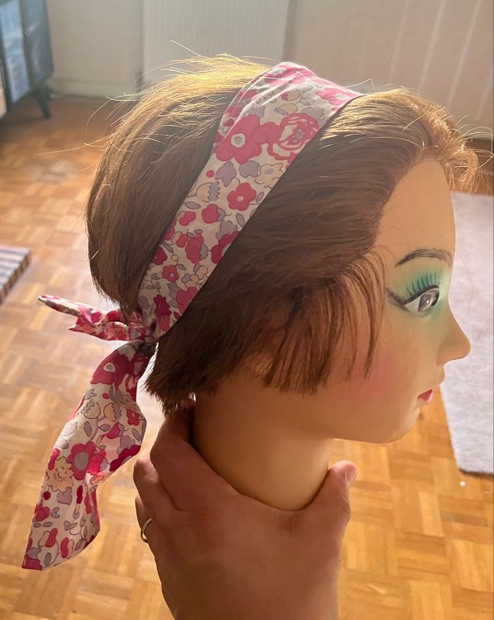 Head band en liberty accessoires pour cheveux vintage - photo numéro 10