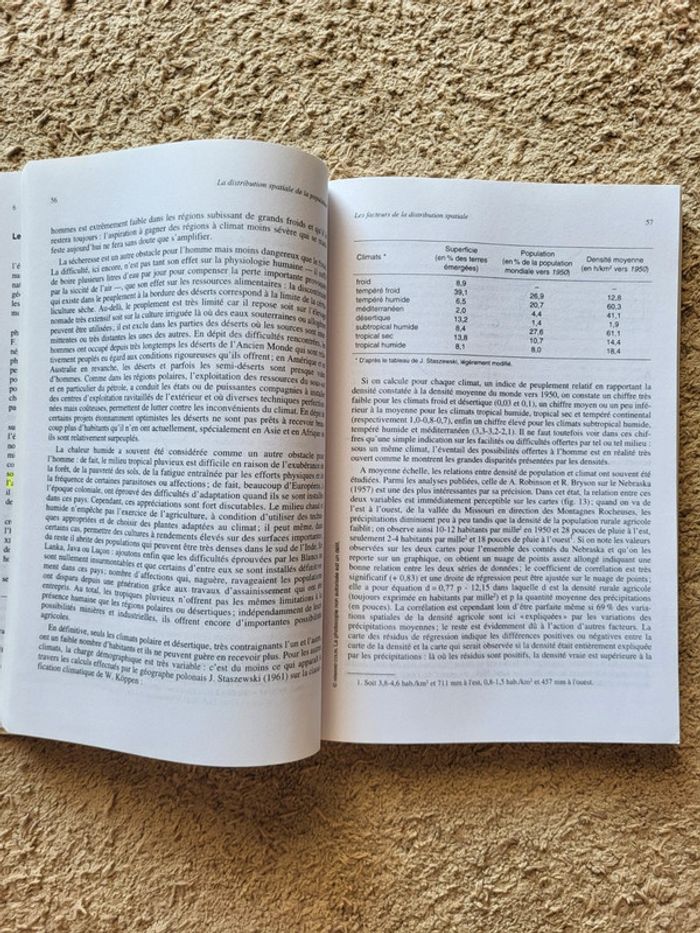 Livre Géographie de la population de Daniel Noin - ouvrage universitaire - photo numéro 10