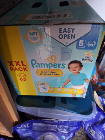 Carton pampers xxl prenium t5
