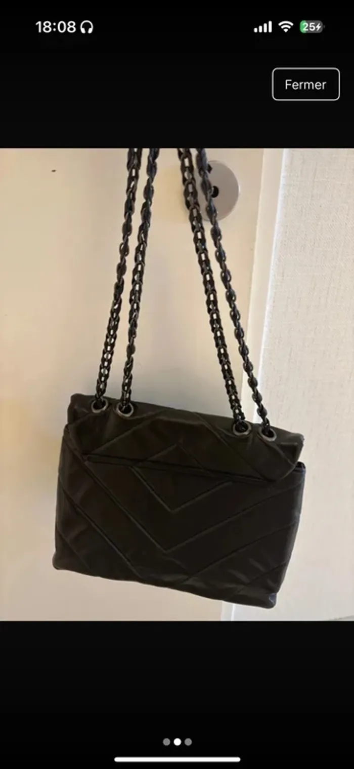 Sac à main noir Zara - photo numéro 2