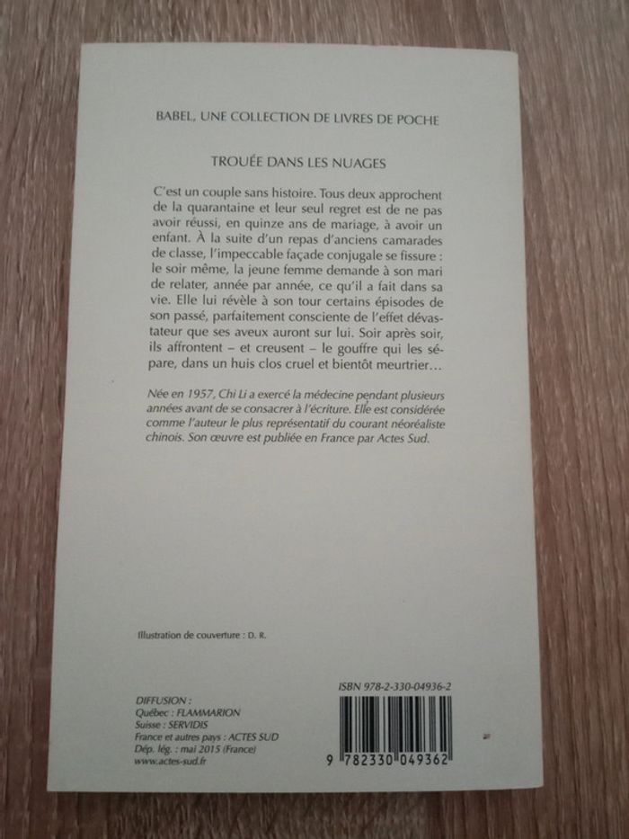 Chi LI 📚 Trouée dans les nuages - photo numéro 2