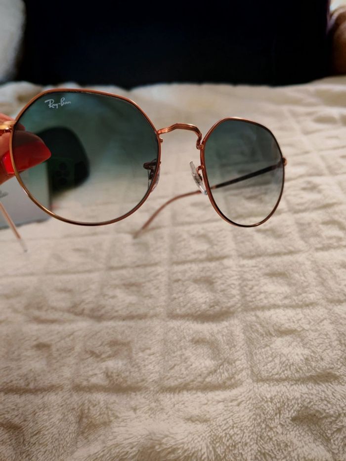 Lunettes de soleil Ray-ban Jack dégradé neuves - photo numéro 4